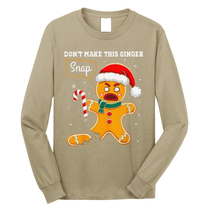 DonT Make This Ginger Snap Redhead Funny Christmas Long Sleeve Shirt