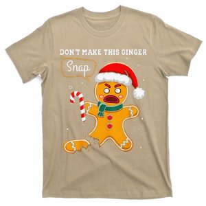 DonT Make This Ginger Snap Redhead Funny Christmas T-Shirt