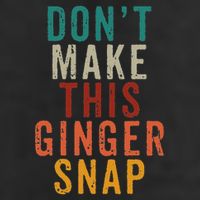 Don't Make This Ginger Snap Funny Readhead Adult Drive Performance Visor
