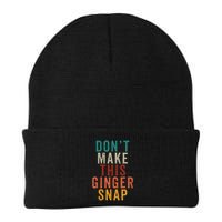 Don't Make This Ginger Snap Funny Readhead Beanie
