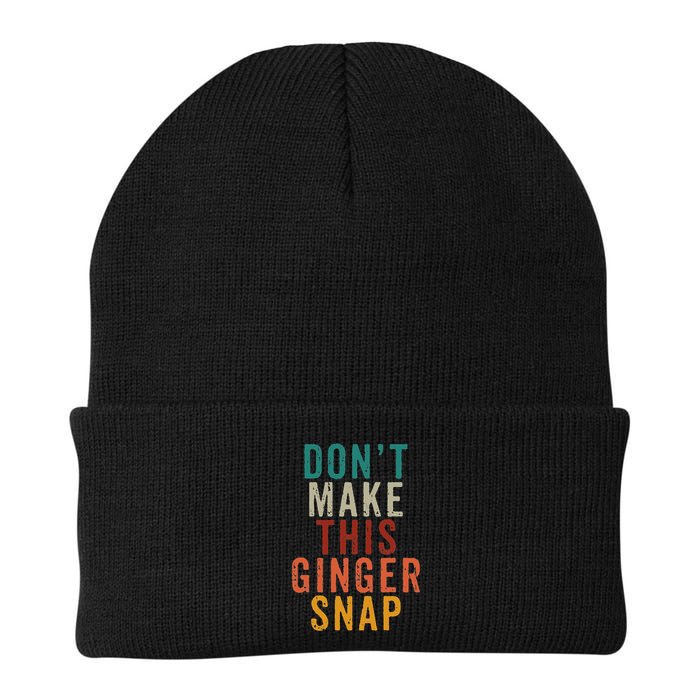 Don't Make This Ginger Snap Funny Readhead Beanie