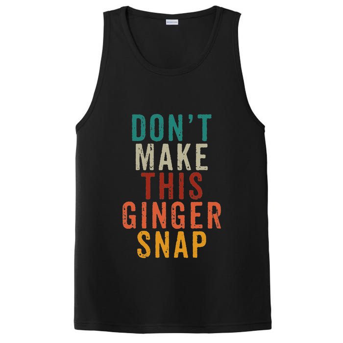 Don't Make This Ginger Snap Funny Readhead PosiCharge Competitor Tank