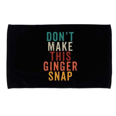 Don't Make This Ginger Snap Funny Readhead Microfiber Hand Towel