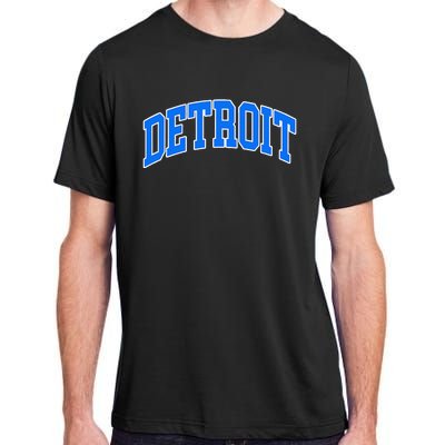 Detroit Michigan Throwback Design Print Classic Adult ChromaSoft Performance T-Shirt