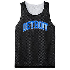 Detroit Michigan Throwback Design Print Classic Mesh Reversible Basketball Jersey Tank