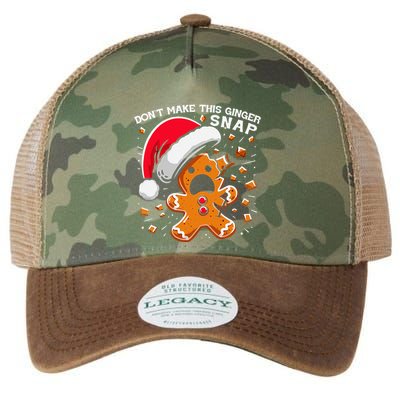 DonT Make This Ginger Snap Redhead Funny Christmas Legacy Tie Dye Trucker Hat