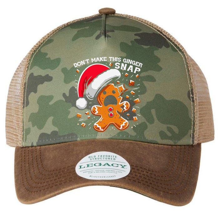 DonT Make This Ginger Snap Redhead Funny Christmas Legacy Tie Dye Trucker Hat