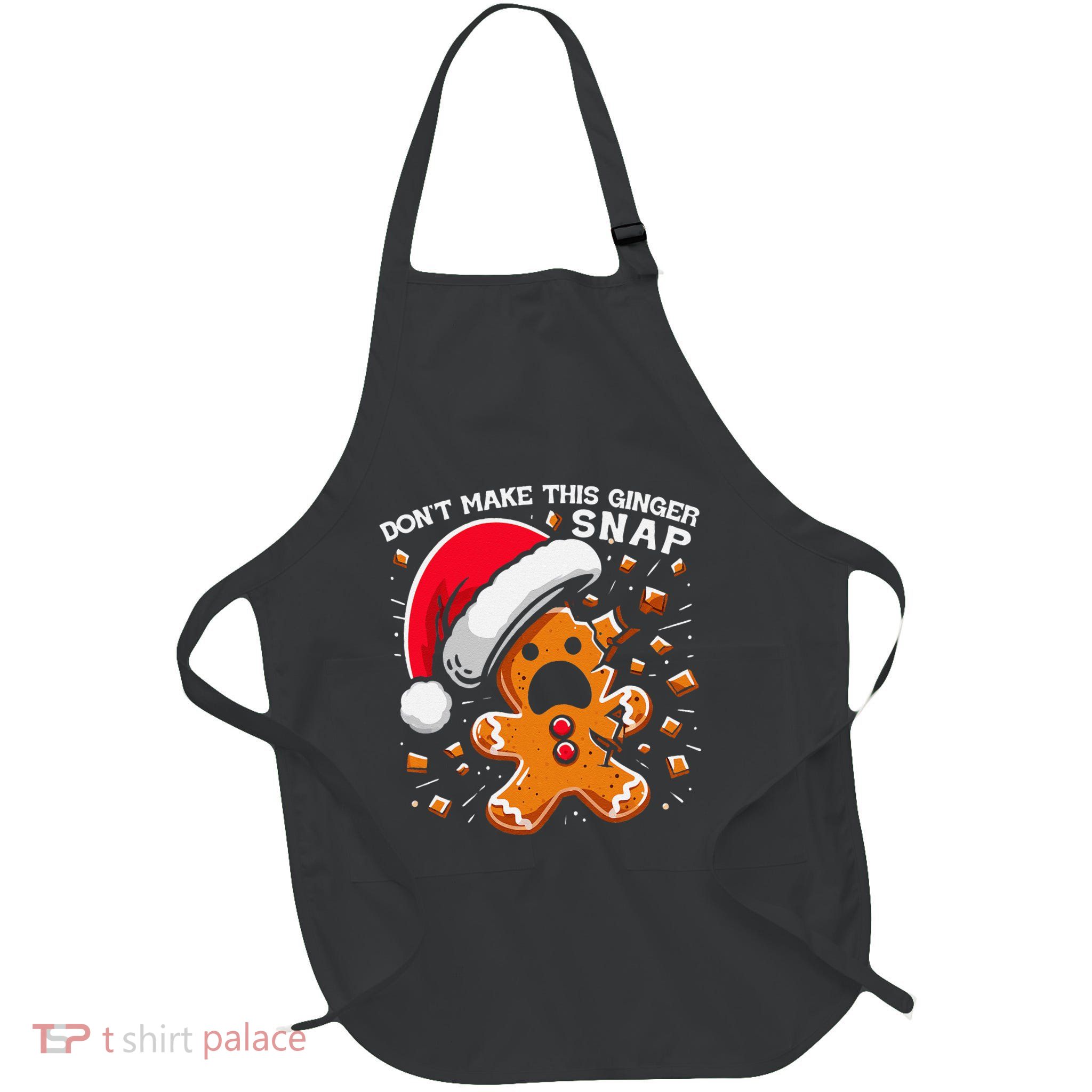 DonT Make This Ginger Snap Redhead Funny Christmas Apron