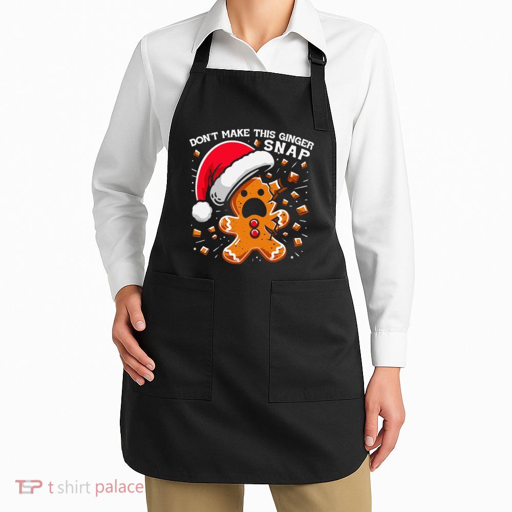 DonT Make This Ginger Snap Redhead Funny Christmas Apron