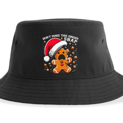 DonT Make This Ginger Snap Redhead Funny Christmas Sustainable Bucket Hat