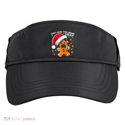 DonT Make This Ginger Snap Redhead Funny Christmas Adult Drive Performance Visor