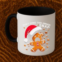 DonT Make This Ginger Snap Redhead Funny Christmas Mug
