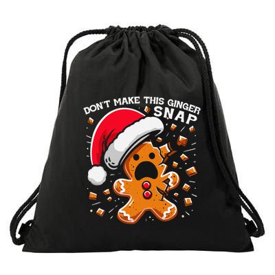 DonT Make This Ginger Snap Redhead Funny Christmas Drawstring Bag
