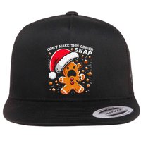 DonT Make This Ginger Snap Redhead Funny Christmas Flat Bill Trucker Hat