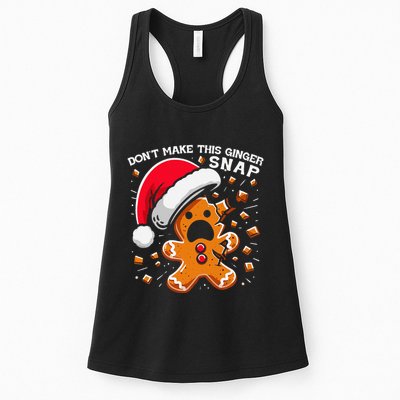 DonT Make This Ginger Snap Redhead Funny Christmas Womens Tank Top