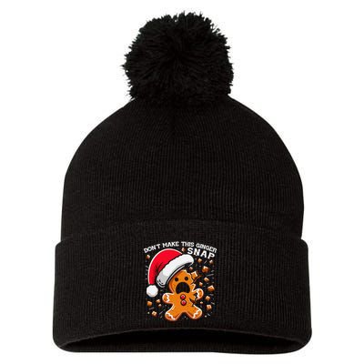 DonT Make This Ginger Snap Redhead Funny Christmas Pom Pom 12in Knit Beanie