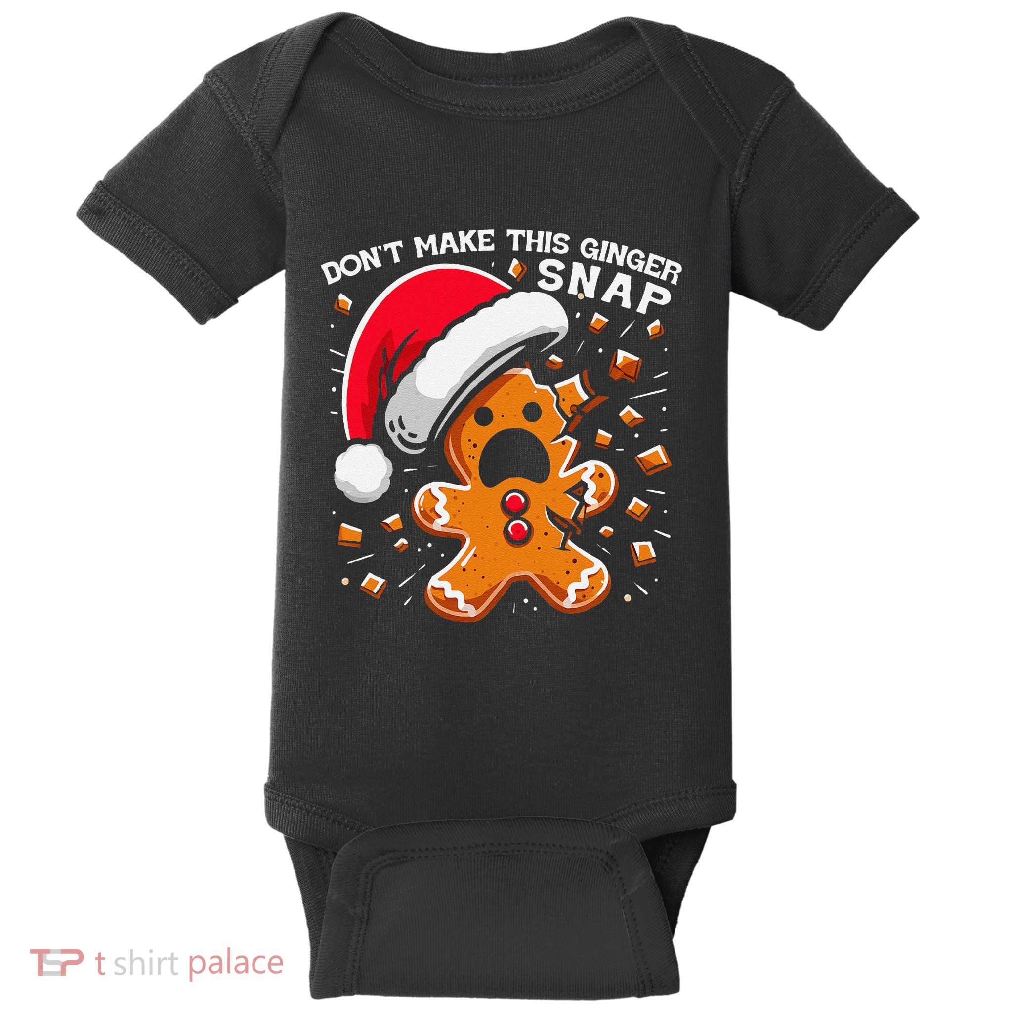 DonT Make This Ginger Snap Redhead Funny Christmas Baby Bodysuit