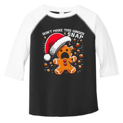 DonT Make This Ginger Snap Redhead Funny Christmas Toddler Fine Jersey T-Shirt