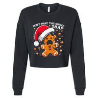 DonT Make This Ginger Snap Redhead Funny Christmas Cropped Pullover Crew