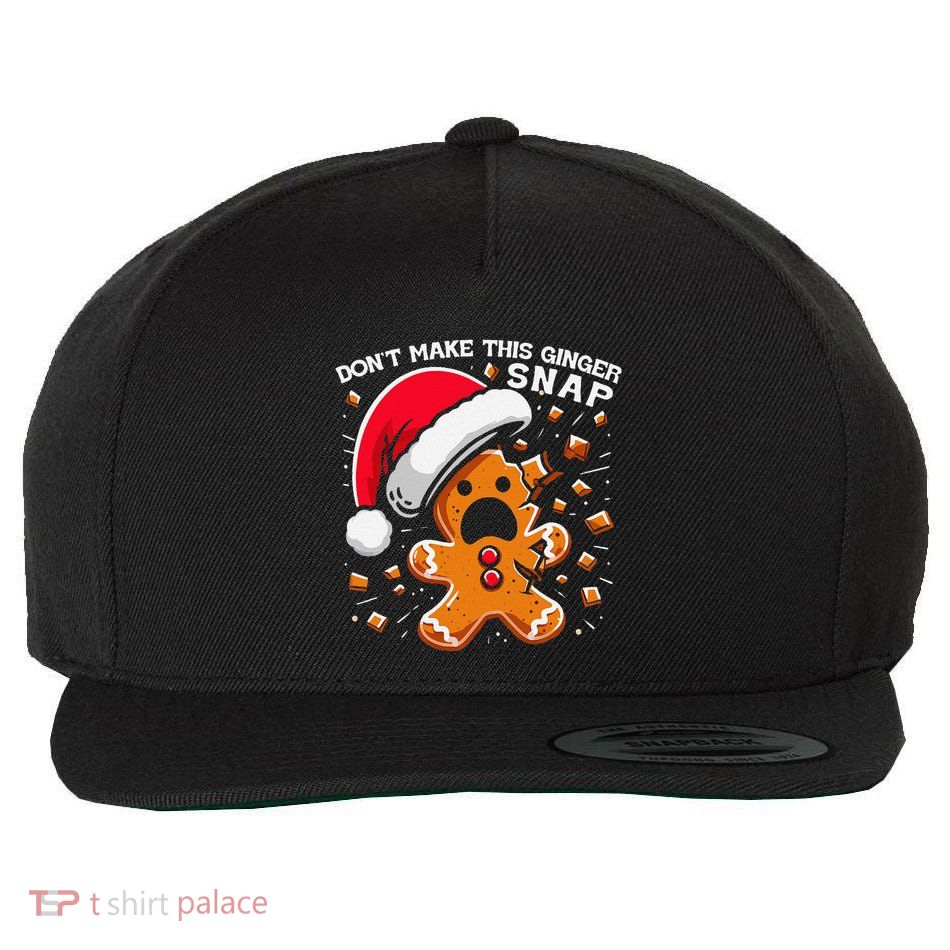 DonT Make This Ginger Snap Redhead Funny Christmas Wool Snapback Cap
