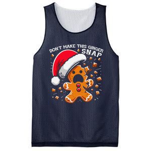 DonT Make This Ginger Snap Redhead Funny Christmas Mesh Reversible Basketball Jersey Tank