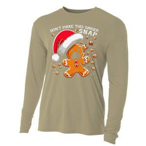 DonT Make This Ginger Snap Redhead Funny Christmas Cooling Performance Long Sleeve Crew