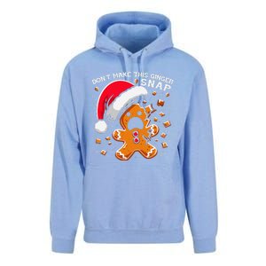 DonT Make This Ginger Snap Redhead Funny Christmas Unisex Surf Hoodie