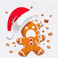 DonT Make This Ginger Snap Redhead Funny Christmas Garment-Dyed Sweatshirt