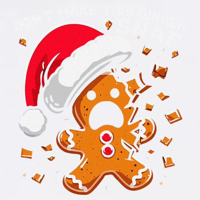 DonT Make This Ginger Snap Redhead Funny Christmas Garment-Dyed Sweatshirt