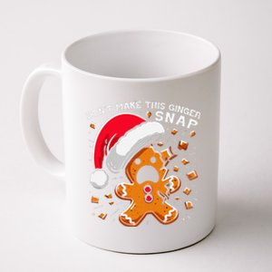 DonT Make This Ginger Snap Redhead Funny Christmas Coffee Mug