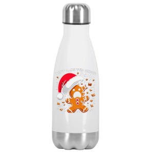 DonT Make This Ginger Snap Redhead Funny Christmas Stainless Steel Insulated Water Bottle