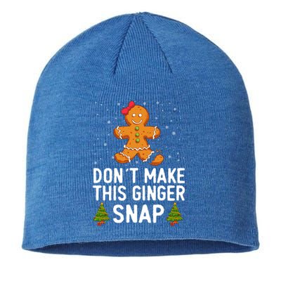 DonT Make This Ginger Snap Redhead Gift Christmas Ginga Red Gift Sustainable Beanie