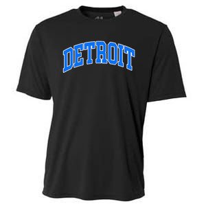 Detroit Michigan Throwback Design Print Classic Cooling Performance Crew T-Shirt