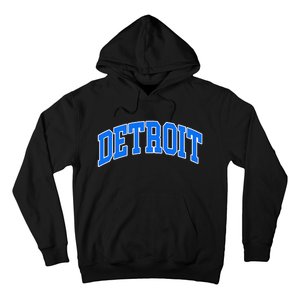 Detroit Michigan Throwback Design Print Classic Hoodie