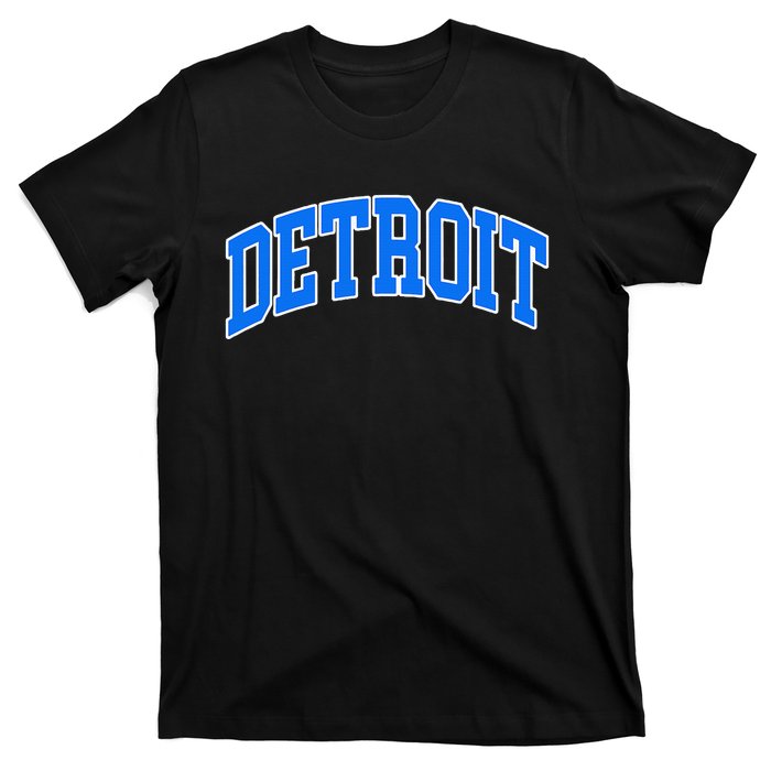 Detroit Michigan Throwback Design Print Classic T-Shirt