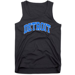 Detroit Michigan Throwback Design Print Classic Tank Top