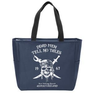 Dead Men Tell No Tales New Orleans Square Adventureland Pirates Zip Tote Bag