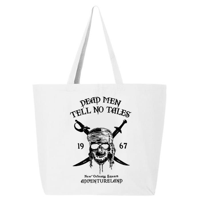 Dead Men Tell No Tales New Orleans Square Adventureland Pirates 25L Jumbo Tote