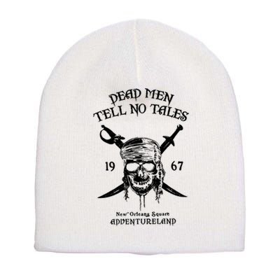 Dead Men Tell No Tales New Orleans Square Adventureland Pirates Short Acrylic Beanie