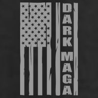 Dark Maga Trump 2024 7 Panel Mesh Trucker Snapback Hat