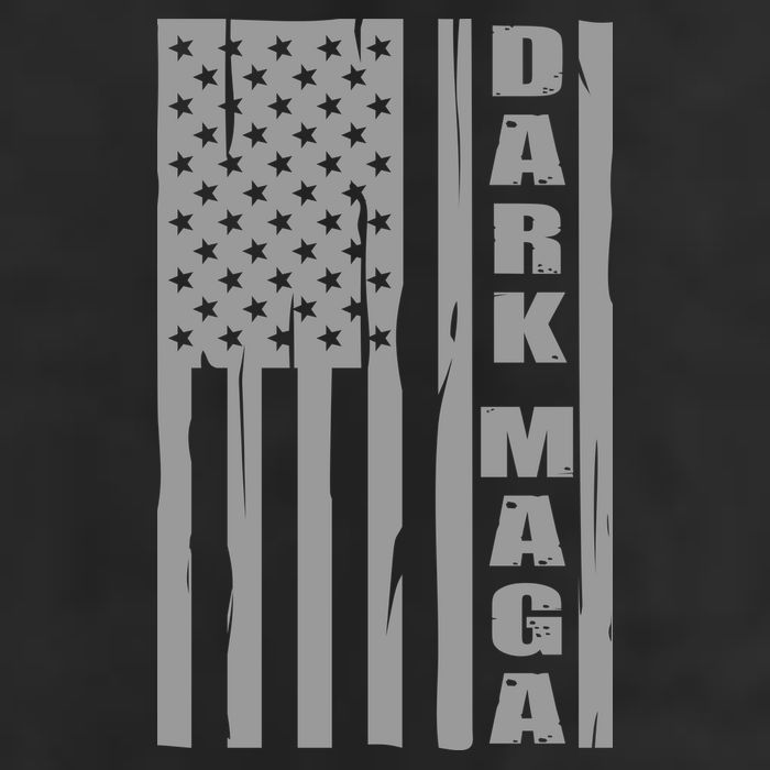 Dark Maga Trump 2024 7 Panel Mesh Trucker Snapback Hat