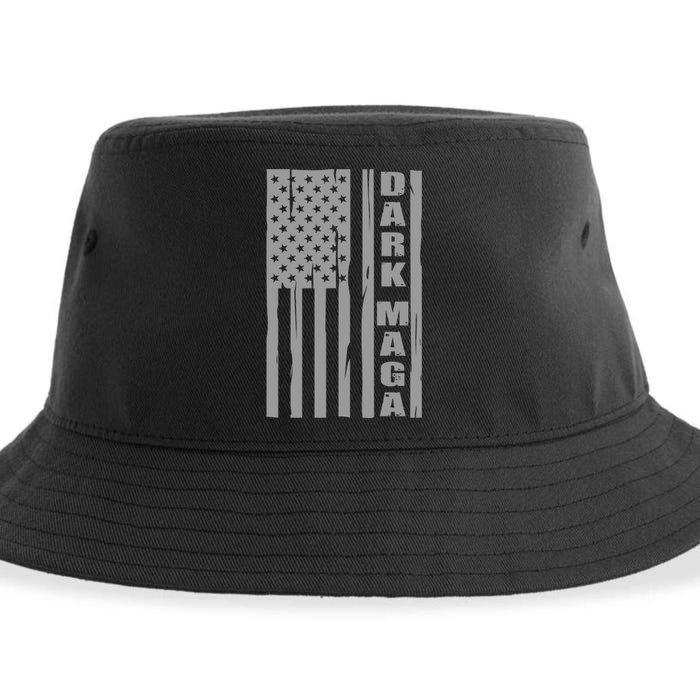 Dark Maga Trump 2024 Sustainable Bucket Hat