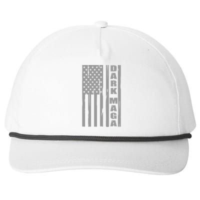 Dark Maga Trump 2024 Snapback Five-Panel Rope Hat