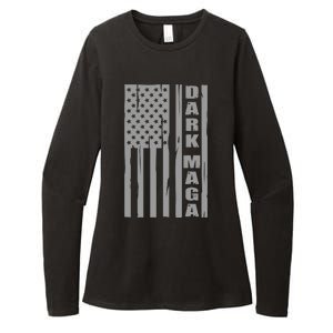 Dark Maga Trump 2024 Womens CVC Long Sleeve Shirt