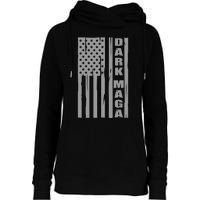 Dark Maga Trump 2024 Womens Funnel Neck Pullover Hood