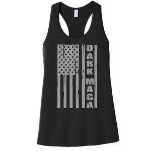 Dark Maga Trump 2024 Women's Racerback Tank