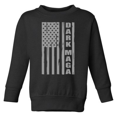 Dark Maga Trump 2024 Toddler Sweatshirt