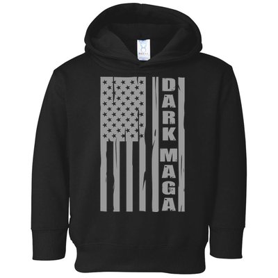 Dark Maga Trump 2024 Toddler Hoodie