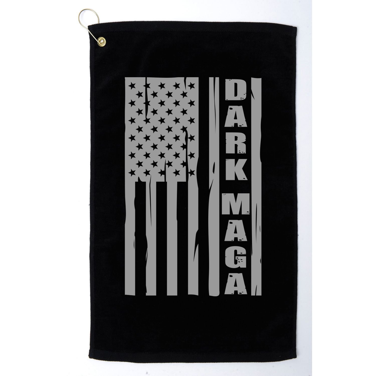 Dark Maga Trump 2024 Golf Towel