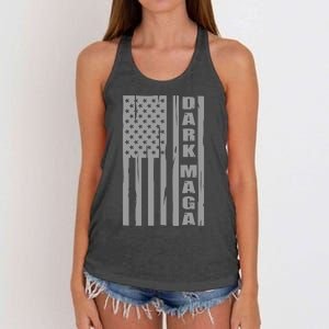 Dark Maga Trump 2024 Women's Knotted Racerback Tank